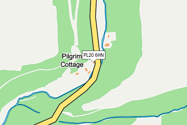 PL20 6HN map - OS OpenMap – Local (Ordnance Survey)