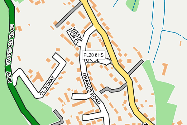 PL20 6HS map - OS OpenMap – Local (Ordnance Survey)