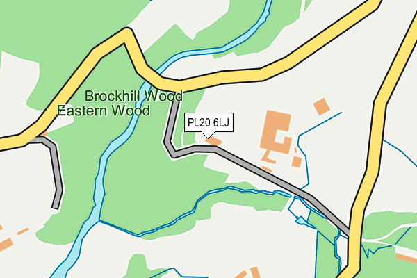 PL20 6LJ map - OS OpenMap – Local (Ordnance Survey)