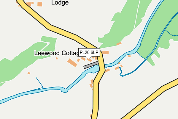 PL20 6LP map - OS OpenMap – Local (Ordnance Survey)