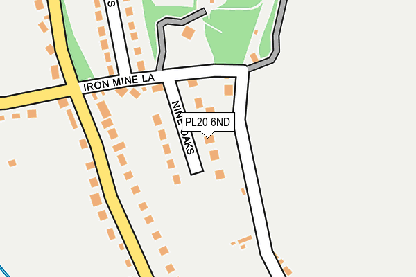 PL20 6ND map - OS OpenMap – Local (Ordnance Survey)