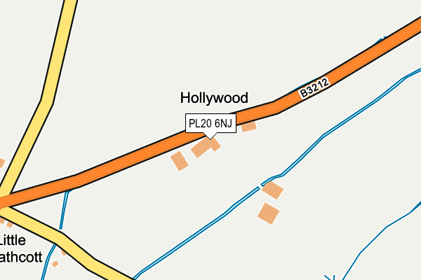 PL20 6NJ map - OS OpenMap – Local (Ordnance Survey)