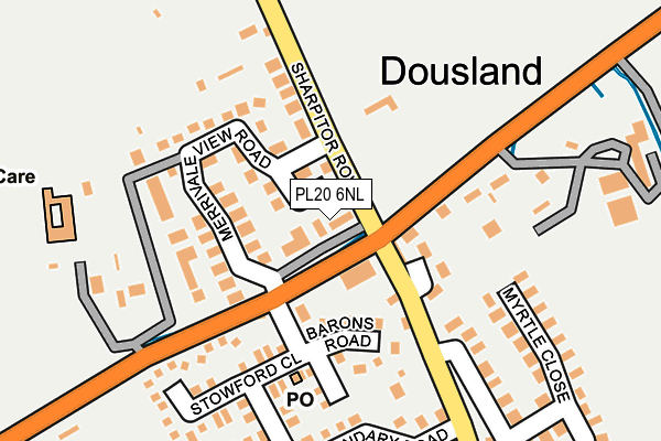 PL20 6NL map - OS OpenMap – Local (Ordnance Survey)