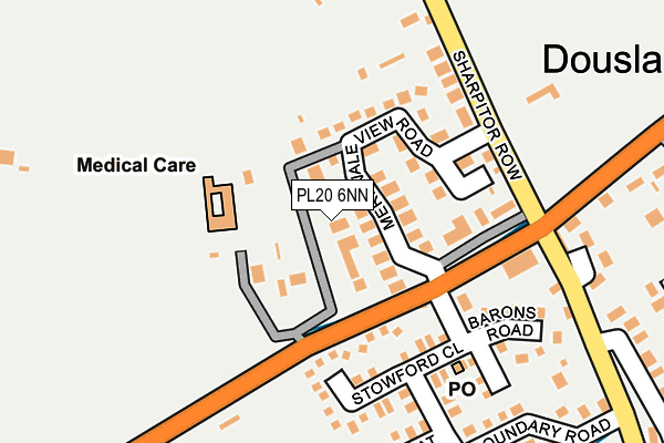 PL20 6NN map - OS OpenMap – Local (Ordnance Survey)
