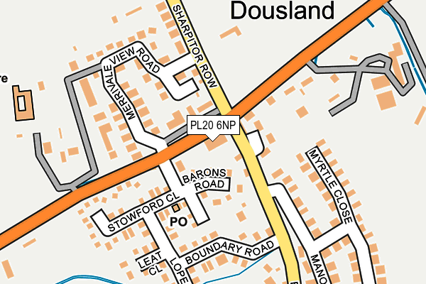 PL20 6NP map - OS OpenMap – Local (Ordnance Survey)