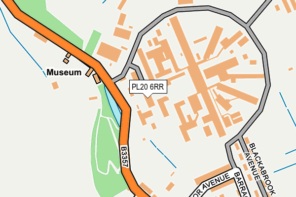 PL20 6RR map - OS OpenMap – Local (Ordnance Survey)