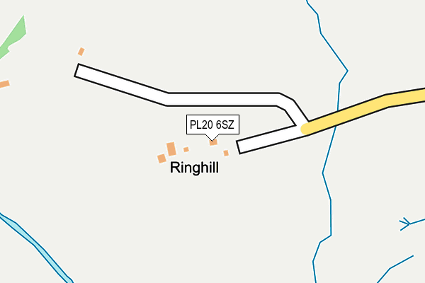 PL20 6SZ map - OS OpenMap – Local (Ordnance Survey)