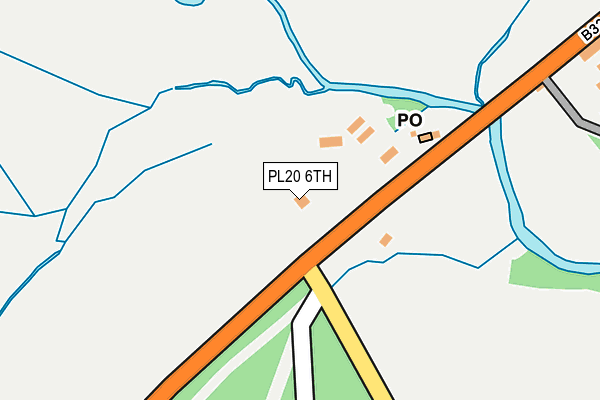 PL20 6TH map - OS OpenMap – Local (Ordnance Survey)