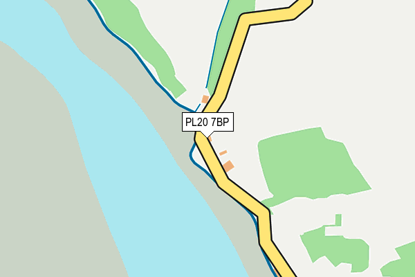 PL20 7BP map - OS OpenMap – Local (Ordnance Survey)