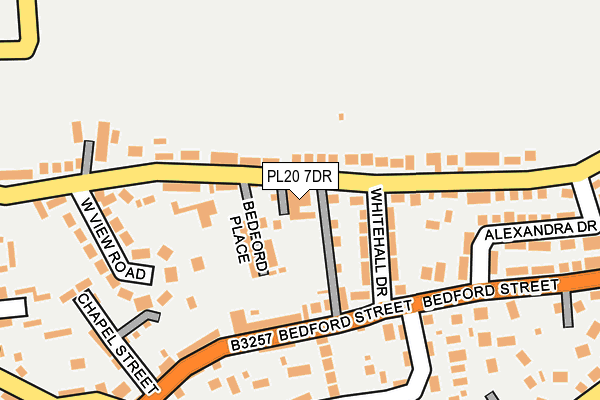 PL20 7DR map - OS OpenMap – Local (Ordnance Survey)