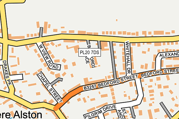 PL20 7DS map - OS OpenMap – Local (Ordnance Survey)