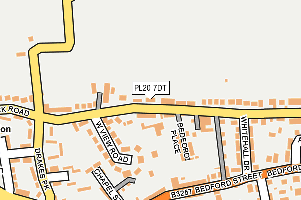 PL20 7DT map - OS OpenMap – Local (Ordnance Survey)