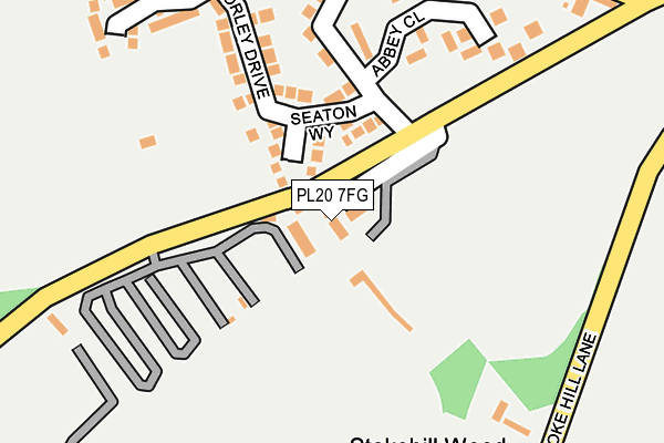 PL20 7FG map - OS OpenMap – Local (Ordnance Survey)
