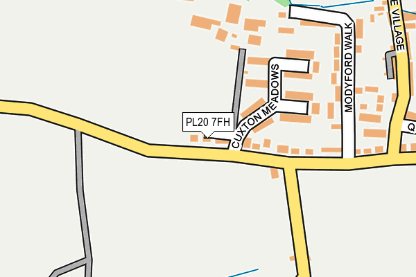 PL20 7FH map - OS OpenMap – Local (Ordnance Survey)