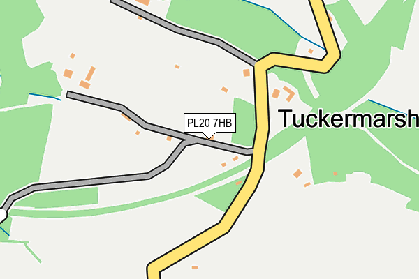 PL20 7HB map - OS OpenMap – Local (Ordnance Survey)