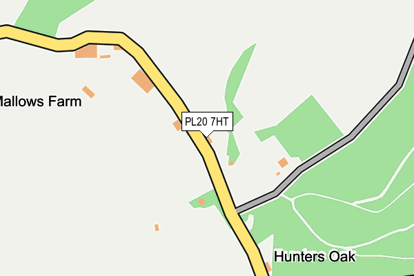 PL20 7HT map - OS OpenMap – Local (Ordnance Survey)