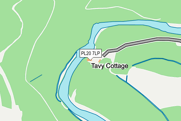 PL20 7LP map - OS OpenMap – Local (Ordnance Survey)