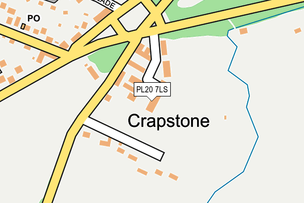 PL20 7LS map - OS OpenMap – Local (Ordnance Survey)