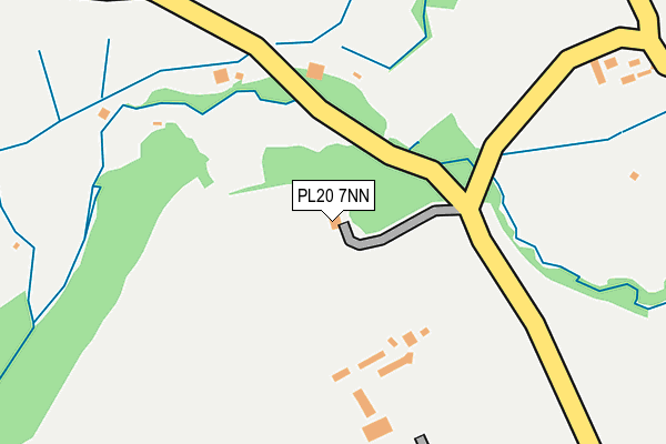 PL20 7NN map - OS OpenMap – Local (Ordnance Survey)