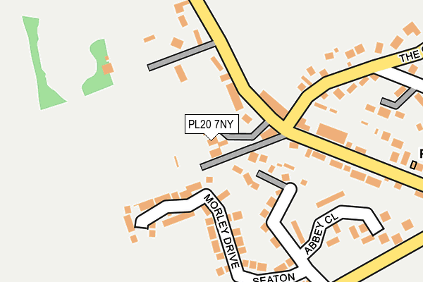 PL20 7NY map - OS OpenMap – Local (Ordnance Survey)