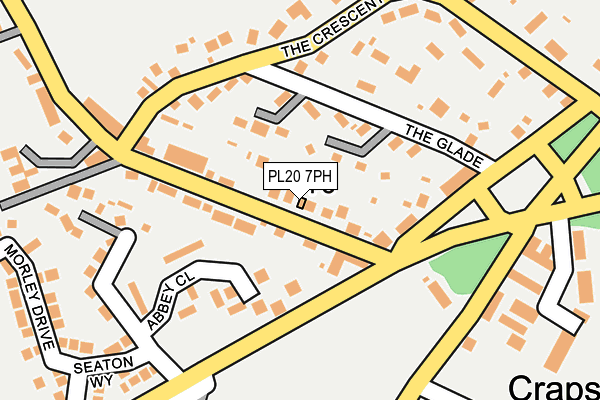 PL20 7PH map - OS OpenMap – Local (Ordnance Survey)