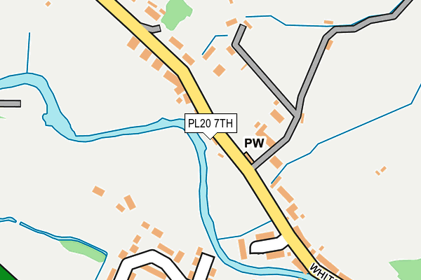 PL20 7TH map - OS OpenMap – Local (Ordnance Survey)