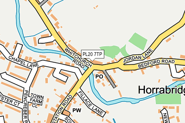 PL20 7TP map - OS OpenMap – Local (Ordnance Survey)