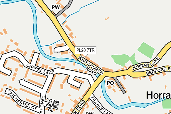 PL20 7TR map - OS OpenMap – Local (Ordnance Survey)