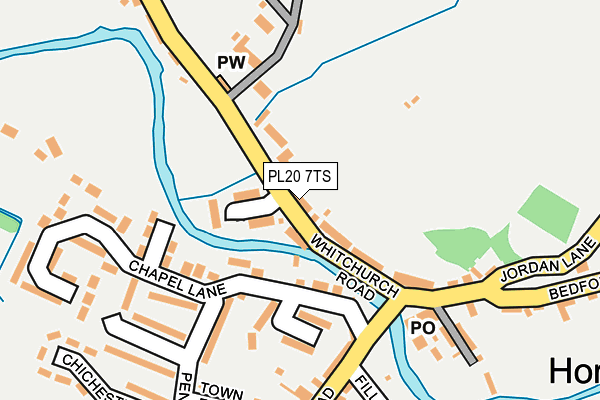 PL20 7TS map - OS OpenMap – Local (Ordnance Survey)