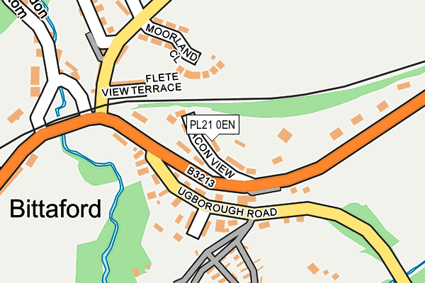 PL21 0EN map - OS OpenMap – Local (Ordnance Survey)