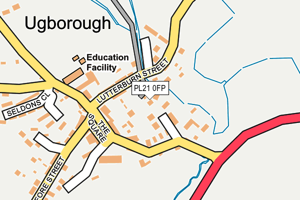 PL21 0FP map - OS OpenMap – Local (Ordnance Survey)