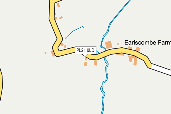 PL21 0LD map - OS OpenMap – Local (Ordnance Survey)