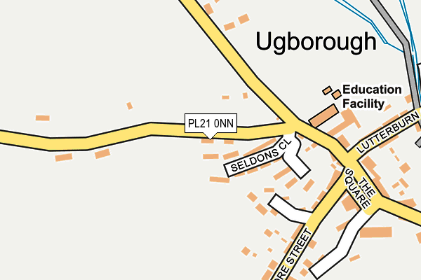 PL21 0NN map - OS OpenMap – Local (Ordnance Survey)