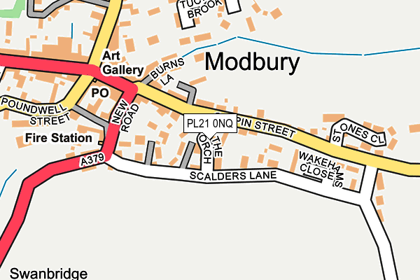 PL21 0NQ map - OS OpenMap – Local (Ordnance Survey)