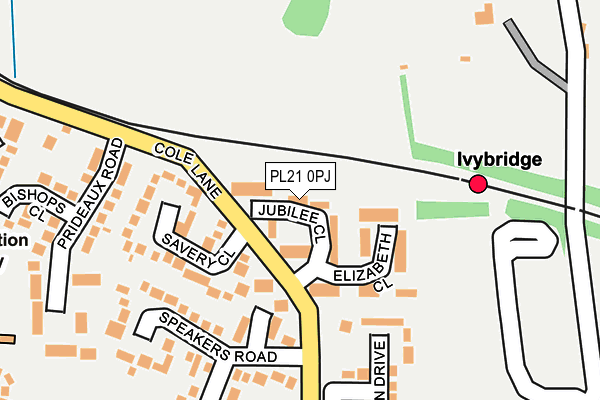 Map of IVY SUPPORT SERVICES LTD at local scale
