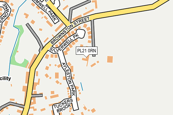 PL21 0RN map - OS OpenMap – Local (Ordnance Survey)