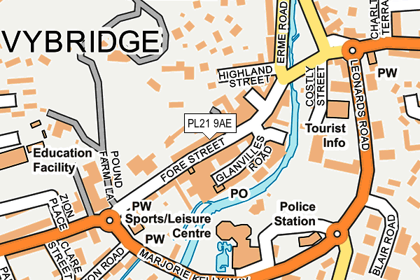 Map of IVYBRIDGE DENTAL CENTRE LIMITED at local scale
