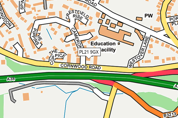 Map of CEROC DEVON LIMITED at local scale