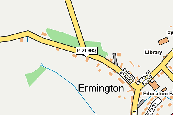 PL21 9NQ map - OS OpenMap – Local (Ordnance Survey)