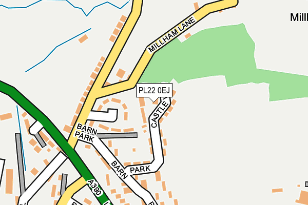 PL22 0EJ map - OS OpenMap – Local (Ordnance Survey)