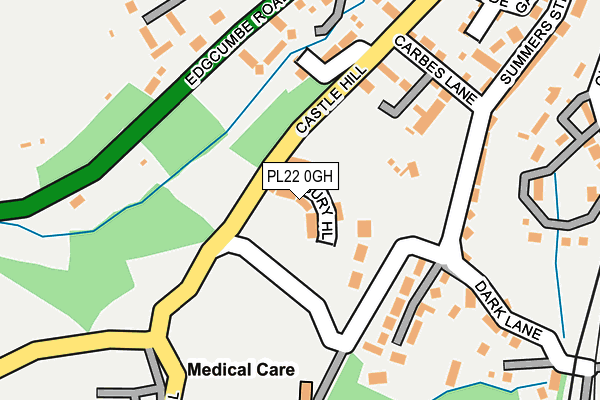 PL22 0GH map - OS OpenMap – Local (Ordnance Survey)