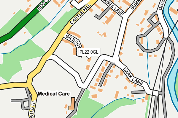 PL22 0GL map - OS OpenMap – Local (Ordnance Survey)