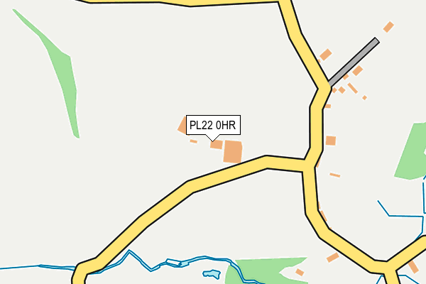 PL22 0HR map - OS OpenMap – Local (Ordnance Survey)