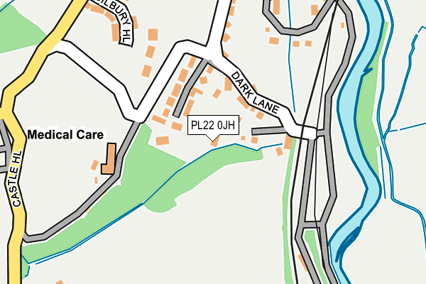 PL22 0JH map - OS OpenMap – Local (Ordnance Survey)