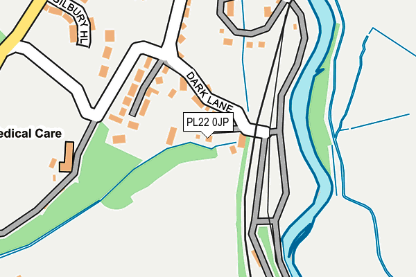 PL22 0JP map - OS OpenMap – Local (Ordnance Survey)