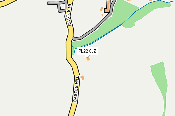 PL22 0JZ map - OS OpenMap – Local (Ordnance Survey)