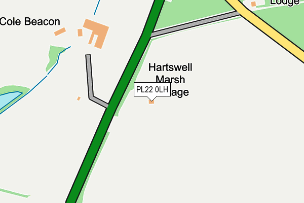 PL22 0LH map - OS OpenMap – Local (Ordnance Survey)