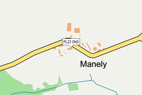 PL22 0NS map - OS OpenMap – Local (Ordnance Survey)