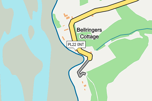 PL22 0NT map - OS OpenMap – Local (Ordnance Survey)