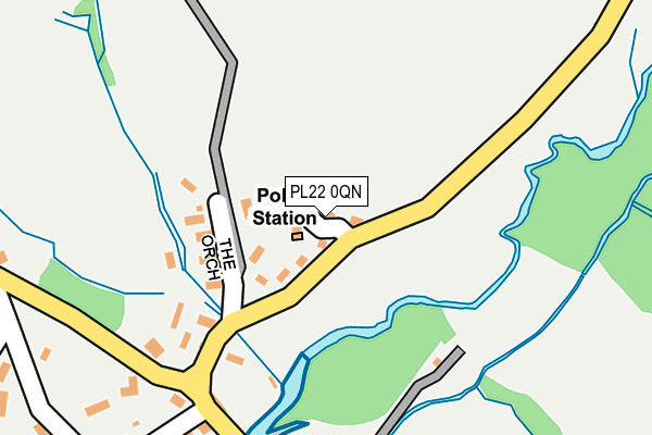 PL22 0QN map - OS OpenMap – Local (Ordnance Survey)